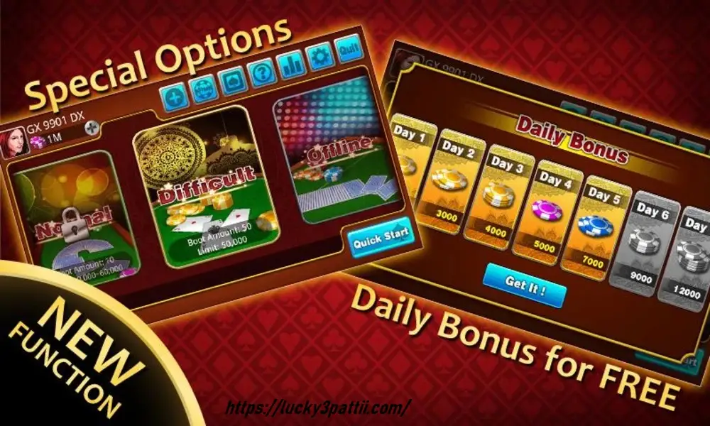 3 Patti Lucky 100 Bonus